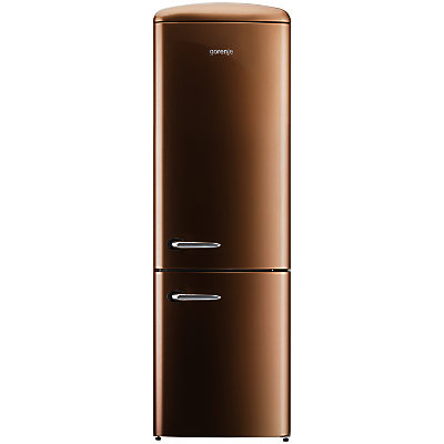 Gorenje ORK193 Freestanding Fridge Freezer, A+++ Energy Rating, Right-Hand Hinge, 60cm Wide Royal Coffee Gorenje ORK193 Freestanding Fridge Freezer, A+++ Energy Rating, Right-Hand Hinge, 60cm Wide Royal Coffee
